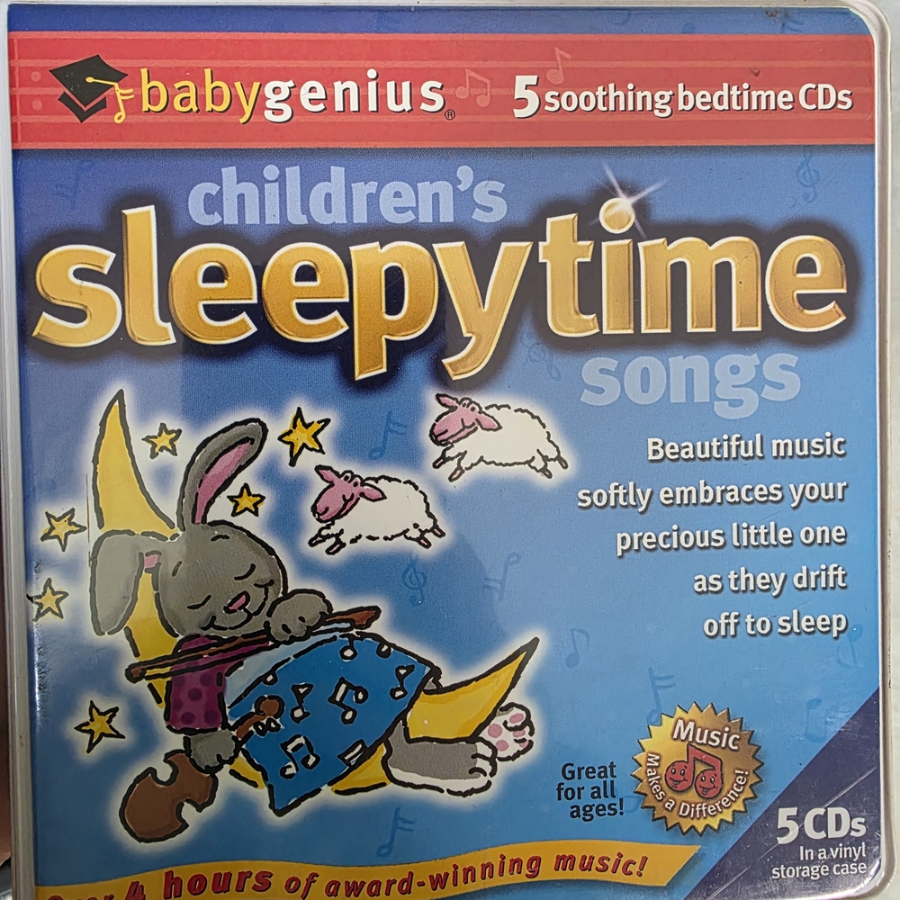 Children's Sleepytime Songs CD Set - Blue and Yellow